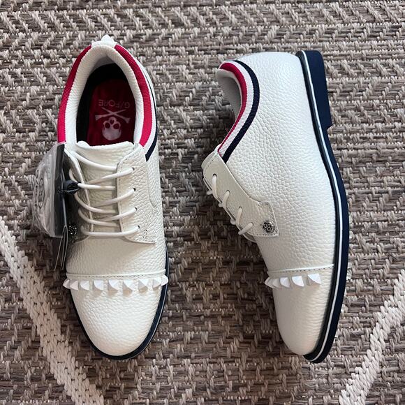 G/FORE Shoes - G/FORE Womens Grosgrain Stud Cap Toe Gallivanter Golf Shoes sz 6